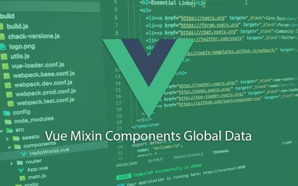VueJS Components 共用數據