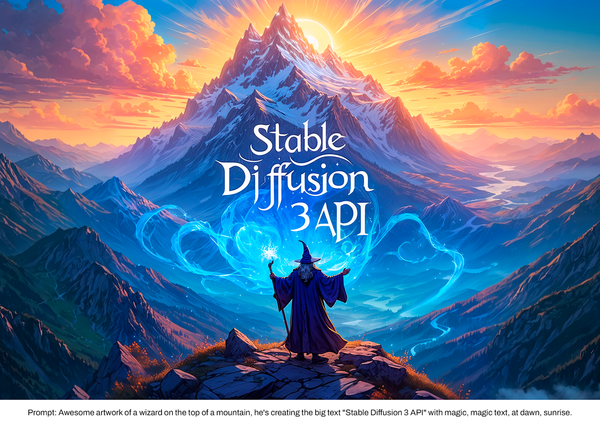 Stable Diffusion 3 API 搶先登場