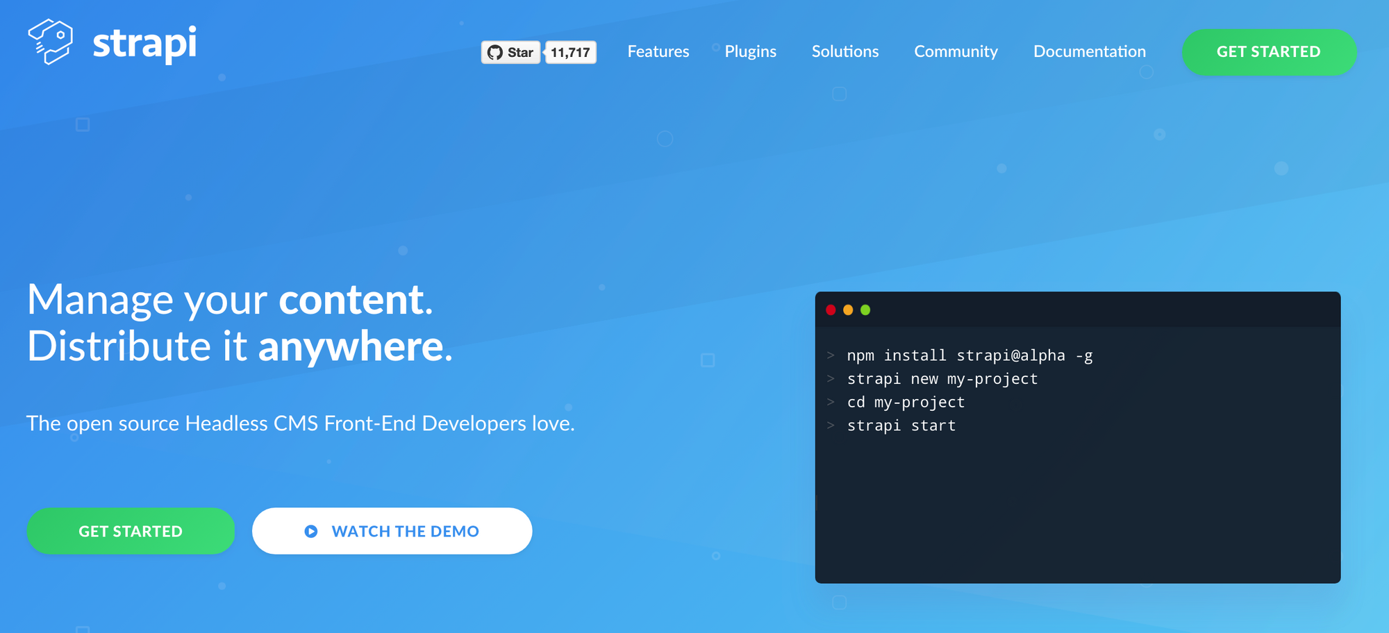 Headless CMS - strapi