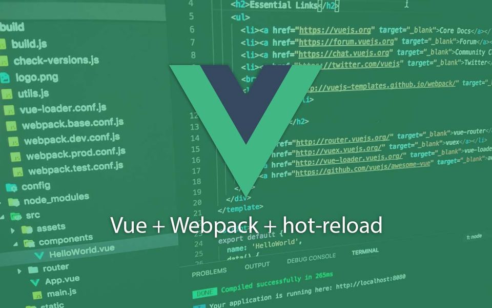 新手 VueJS 2 + Webpack 開發設定